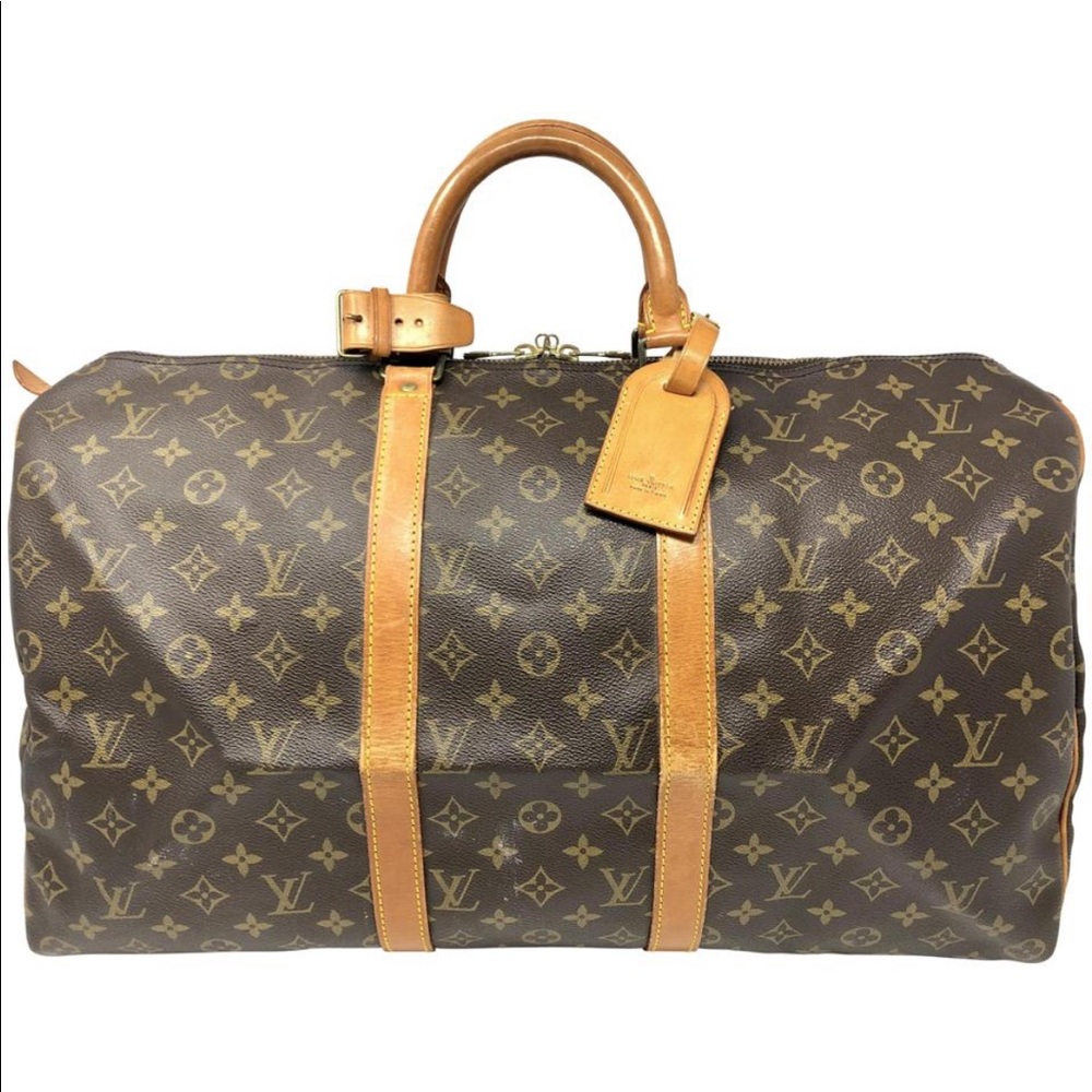 🔴SOLDLouis Vuitton Keepall 50 Monogram Duffle bag